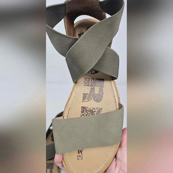 Sorel Womens Ella Gladiator Leather Open Toe Slingback Strappy Sandal Size 9.5 - Picture 7 of 16